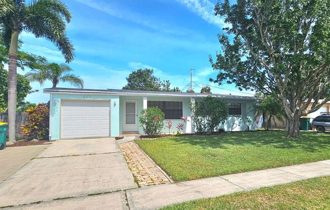 EGAD! Pool home located close to Downtown Eau Gallie. 3bed 2 Bath and Garage!