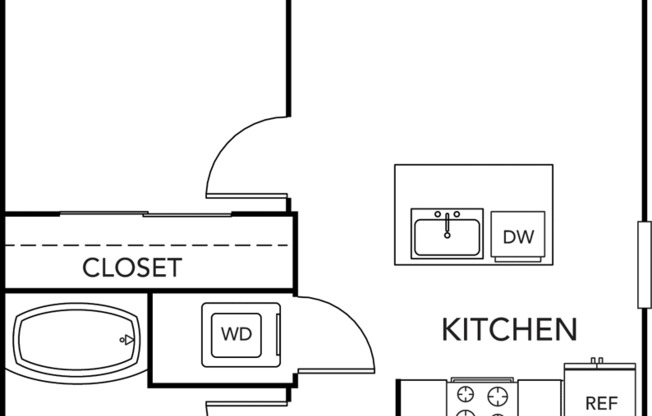 1 bed, 1 bath, 823 sqft, $2,578, Unit 552