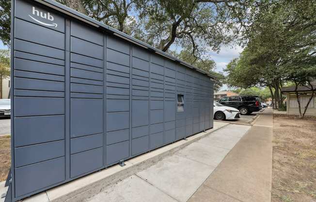 Amazon Hub lockers at Westdale Pointe in Austin, TX