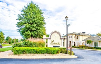 Front entrance of Estancia Apartments For Rent Tulsa OK - 1, 2 , and 3 Bedroom Units Available