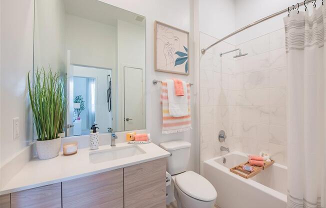 Bathroom With Bathtub at Altis Little Havana, Florida, 33135