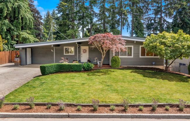 Beautiful and spacious 3 bed + office area & 2 bath home with large backyard in Lake Hills, Bellevue