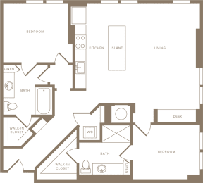 2 beds, 2 baths, 1,165 sqft, $3,038