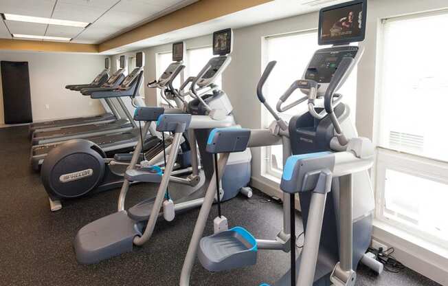 gym at Liberty Apartments in Newport News VA