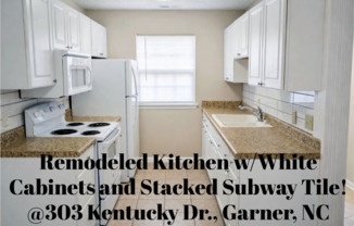 Walk in Shower! Single Level, 2 BR, 2 FULL Bath Townhome $1350/mo. Garner, NC !