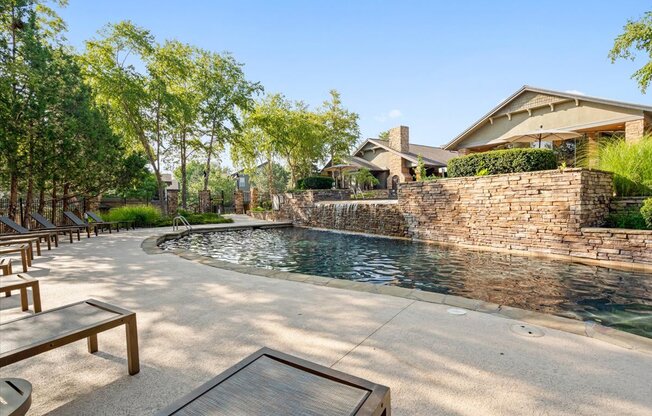Pool Amenity Area at Deer Creek Apartment Homes