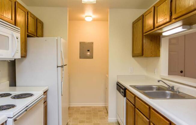 Spacious kitchen at Bexley Village, Greenwood, Indiana