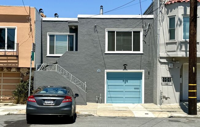 Two bedroom home for rent with large private yard and oversized attached garage!