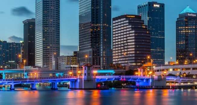 Skyline View at Portofino Apartments, Tampa, Florida