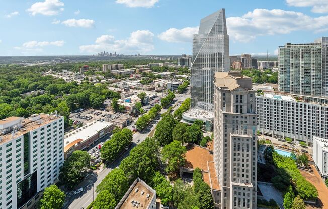 Spacious 1 Bedroom Condo in Heart of Buckhead with Stunning Downtown Views!