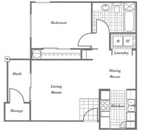 1 bed, 1 bath, 767 sqft, $1,516