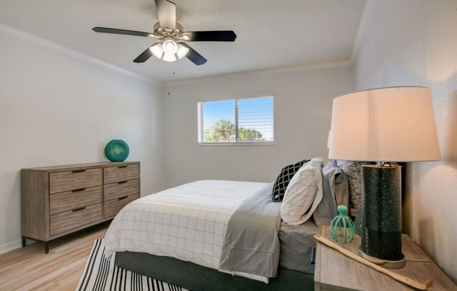 Renovated Secondary Bedroom at Captiva Club Apartments at 4401 Club Captiva Drive in Tampa, FL 33615