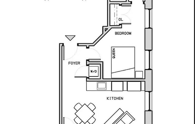 1 bed, 1 bath, 715 sqft, $1,795, Unit #601