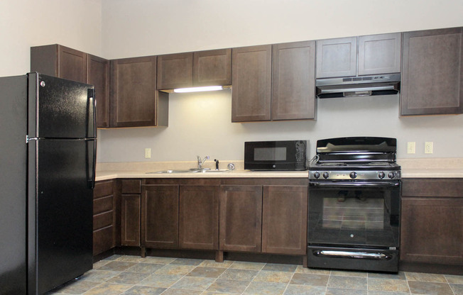 Many Call Terminal Apartments feature kitchens that were just updated in a recent renovation.