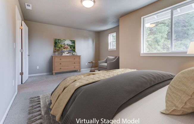 $1000 Off 2nd Full Months rent oac! Beautiful Newer Construction Home! 3 En suite Bedrooms! End Unit!