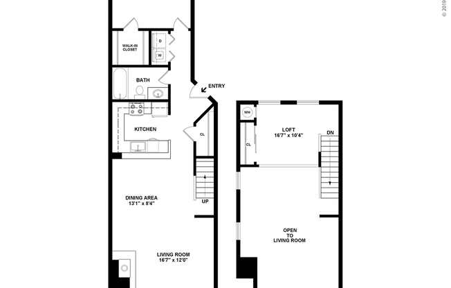 1 bed, 1 bath, 941 sqft, $1,800