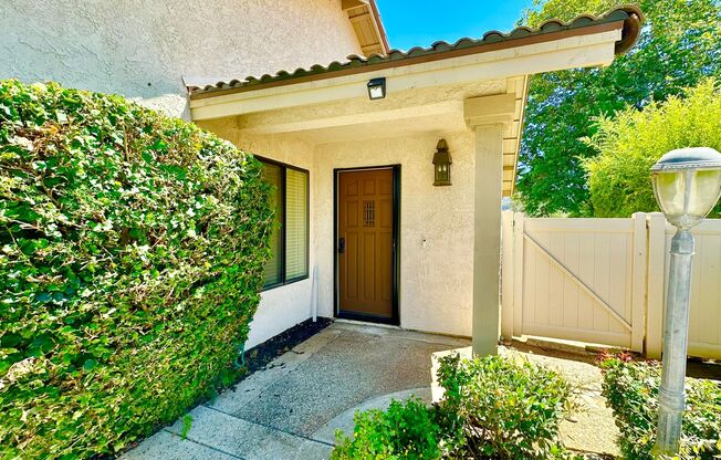 Lovely Detached Single Story in the very desirable Pala Mesa Fairway Villas Community, Large Backyard, Across from the Pool!