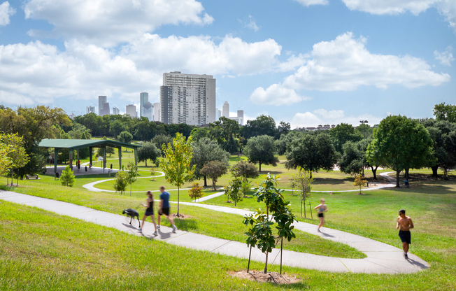 Basketball, Tennis, and Volleyball Courts at Spotts Park right in our backyard