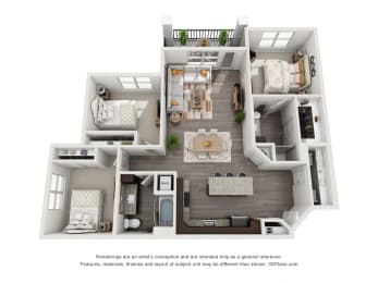 3 beds, 2 baths, 1,351 sqft, $2,254