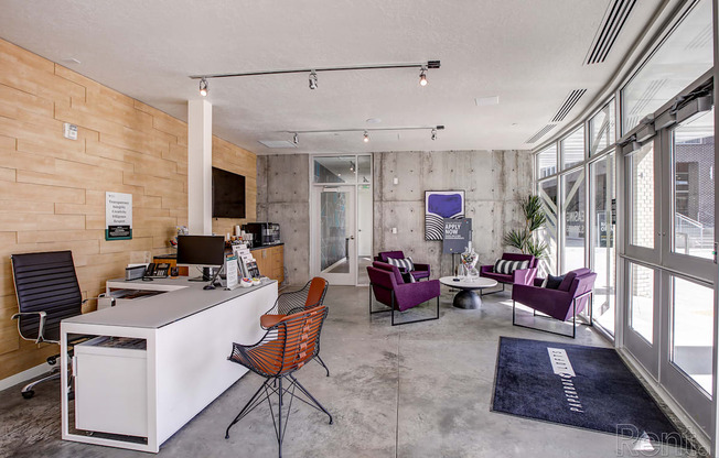 leasing office at Paperbox Lofts, Utah, 84101