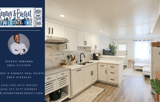 Furnished, garden 1BR/1BA In-Law in the Sunset District, Office (Quintara Street and 42nd Avenue)