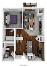 1 bed, 1 bath, 603 sqft, $1,025