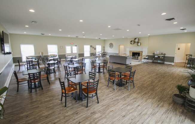 This is a photo of the kitchen in the resident clubhouse at Compton Lake Apartments in Mt. Healthy, OH.