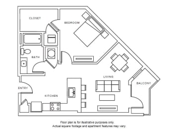 1 bed, 1 bath, 772 sqft, $1,734