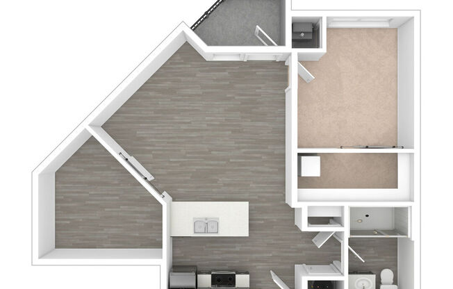 1 bed, 1 bath, 815 sqft, $1,792