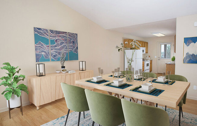 Kitchen And Dining at King West One, Billings, MT, 59106
