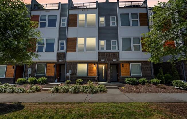Location! Location! Location! Enjoy the AMAZING VIEWS of the Charlotte Skyline from the comforts of your own personal rooftop terrace!