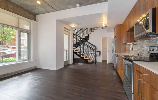 Living Room with Hard Surface Flooring