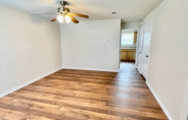 2 bedroom townhome in Moody, Texas.