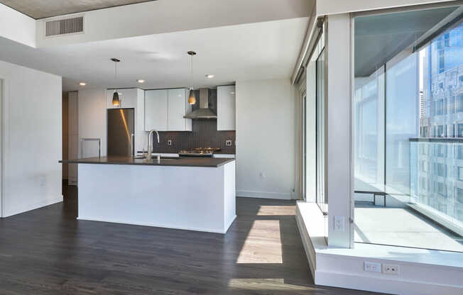 Living Room with Hard Surface Flooring