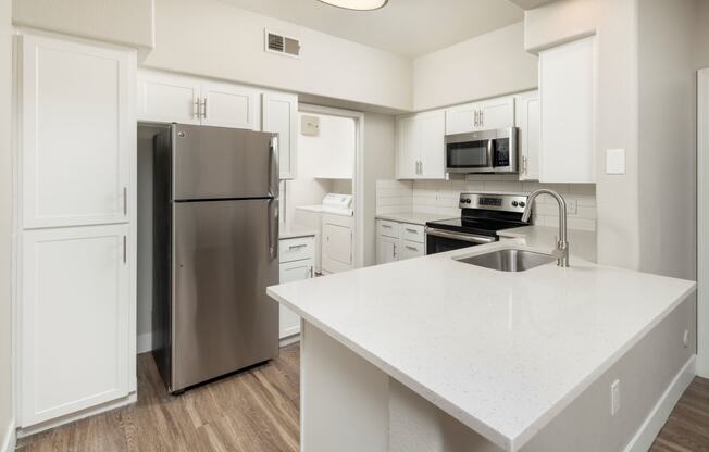 Renovated Kitchen at Sierra Canyon Apartments, Glendale, 85308