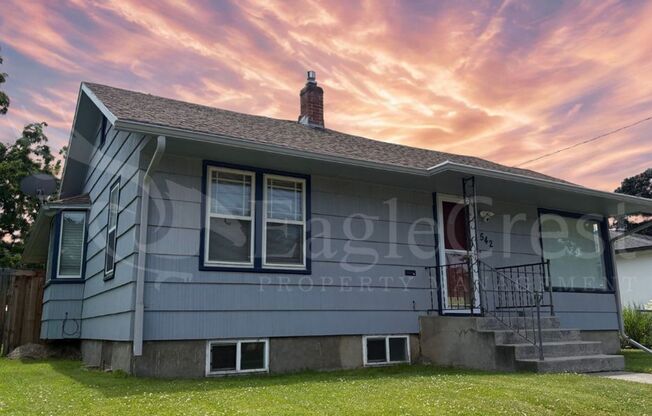 Three Bedroom, Two Bathroom House with Fenced Yard and Outdoor Fireplace