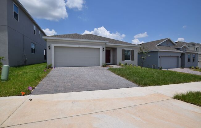 Newer home 4 bedroom 3 bath, 2 car Garage House for rent  at 471 Ironside Trail Dr, Groveland, FL 34836,