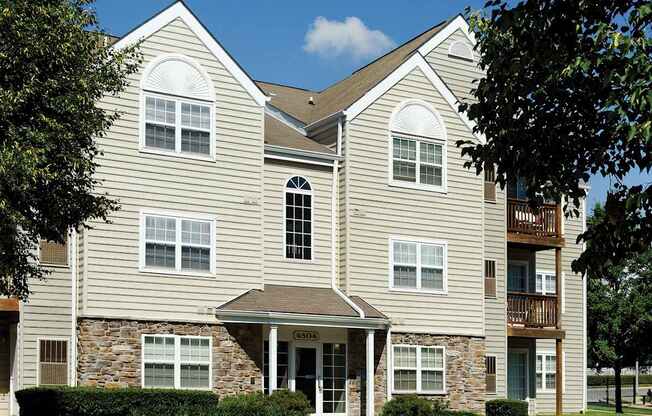 Exteriors at The Apartments at Owings Run, Owings Mills, Maryland