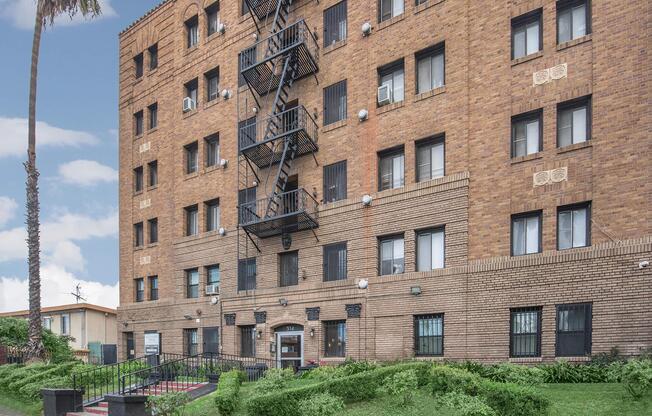 a large brick building