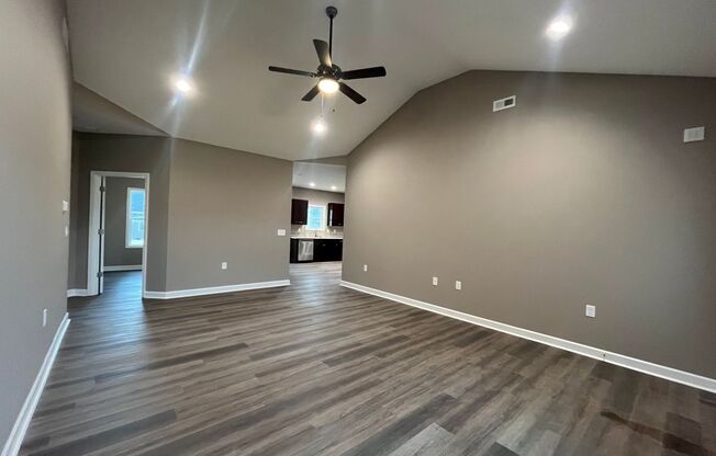 New Construction Home in Plum Springs with large 2 car garage!