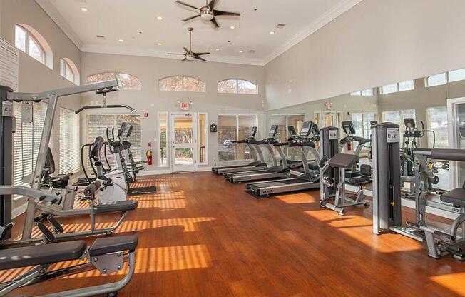 Fitness Center with state of the art exercise machines