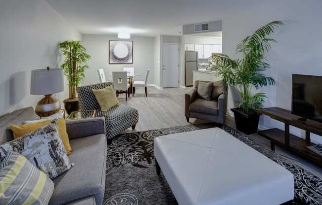 Living Room With TV at Carol Stream Crossing, Carol Stream, IL, 60188