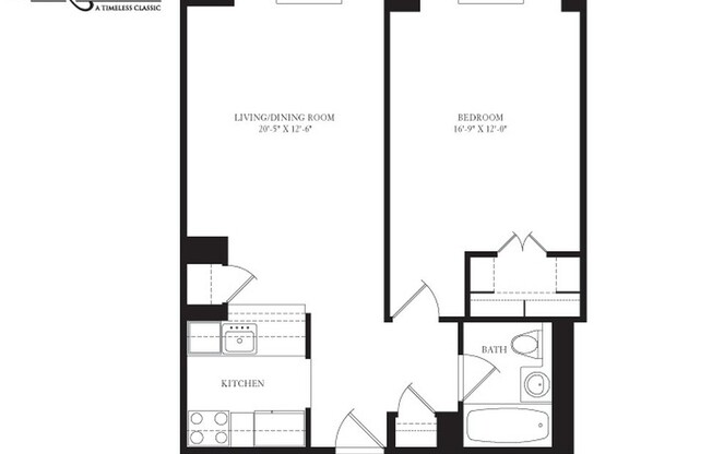 1 bed, 1 bath, $5,650, Unit 834