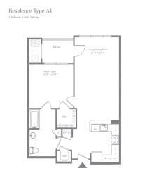 1 bed, 1 bath, $2,625