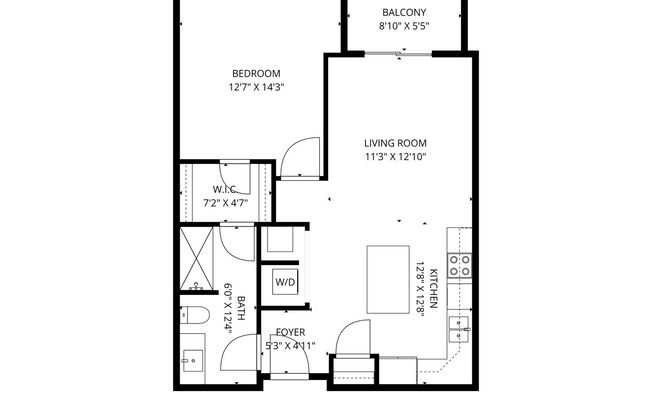 1 bed, 1 bath, 773 sqft, $1,582, Unit Unit 312