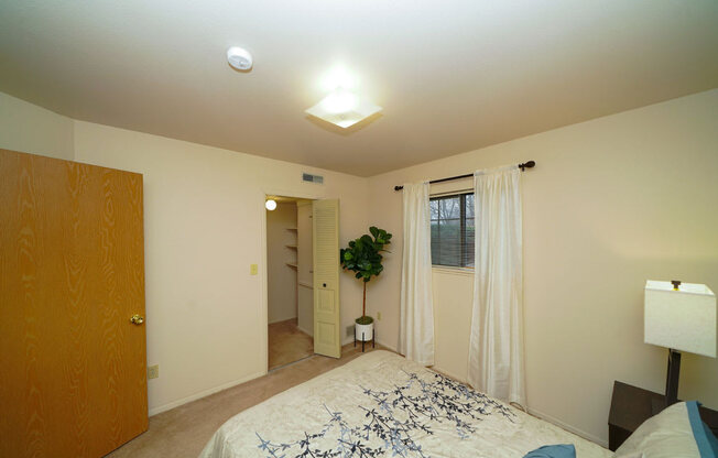 Large Master Bedroom With Walk In Closet at Emerald Park Apartments in Kalamazoo, Michigan
