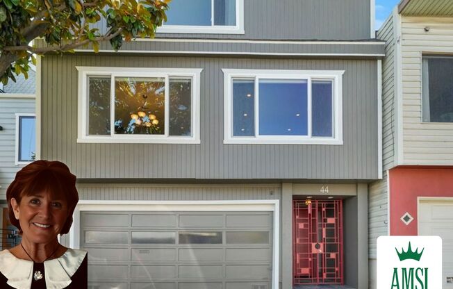 Single Family Home in Sunny Bernal Heights - 4 br/3 ba - 2 Car Parking - Great Views & Location!  AMSI/Maureen Couture