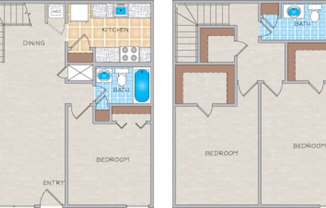 3 beds, 2 baths, 1,316 sqft, $1,650, Unit M206