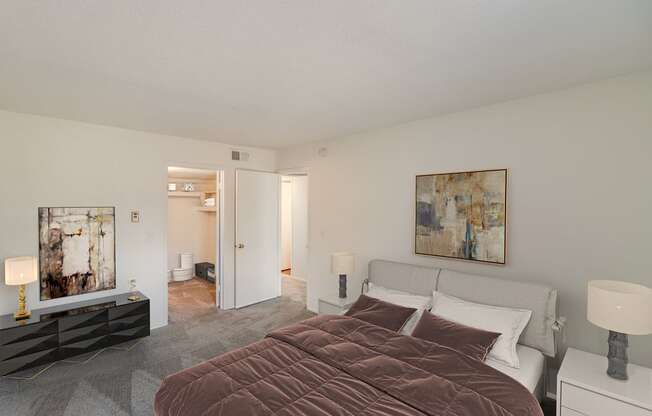 Bedroom With Closet at The Waverly, Belleville, 48111