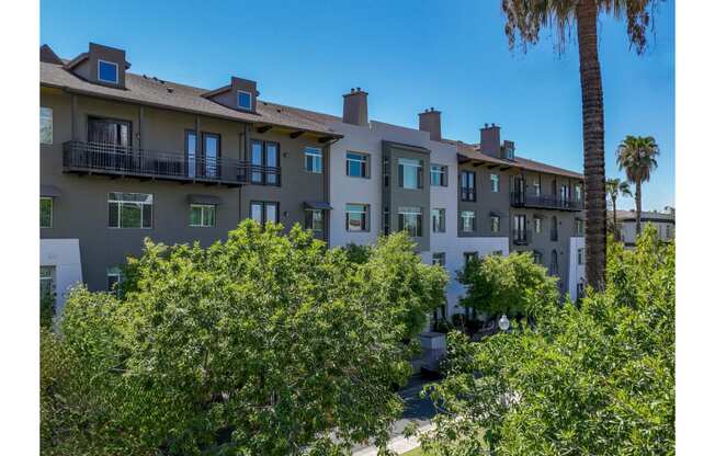 exterior view of Roosevelt Square apartments